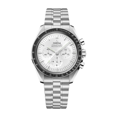 Omega Speedmaster Moonwatch Professional Silver White Gold 42mm