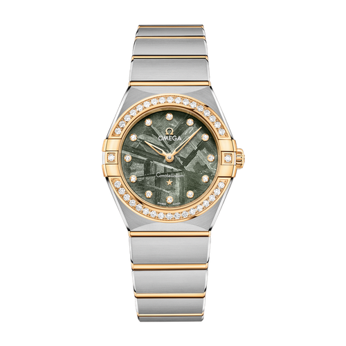 Omega Constellation Green Two-Tone 28mm