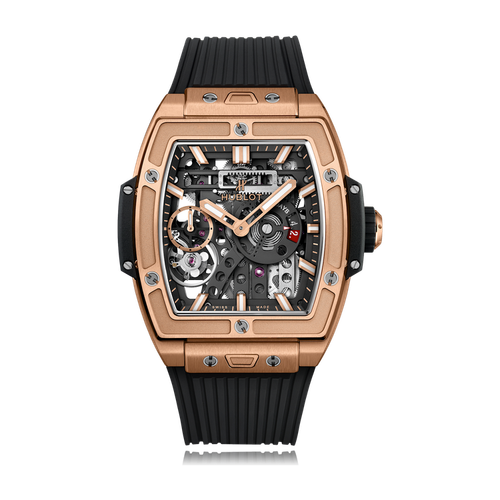 Hublot Spirit of Big Bang Meca-10 Skeleton King Gold Rubber 45mm