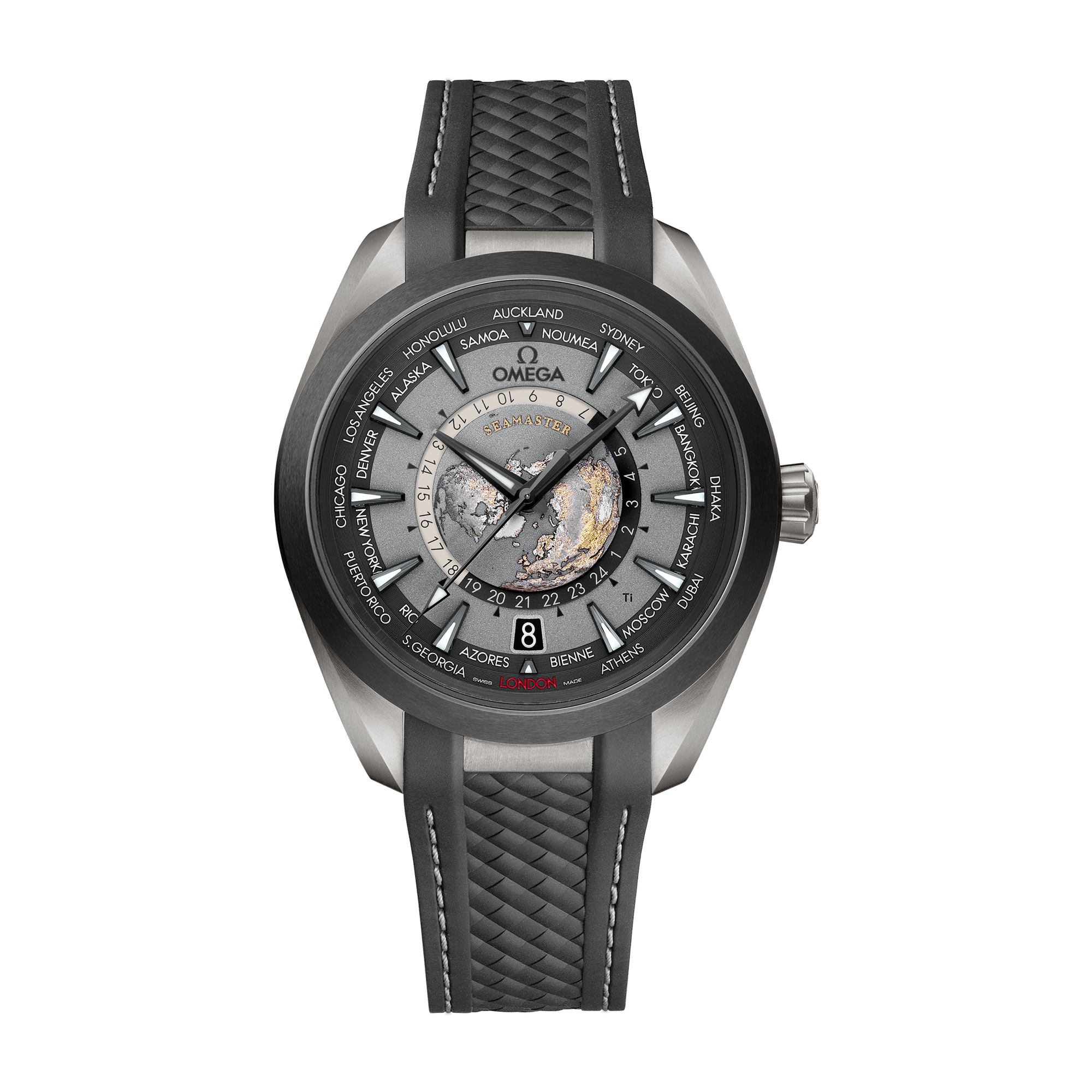 Omega Seamaster Aqua Terra 150M Grey Titanium Rubber 43mm