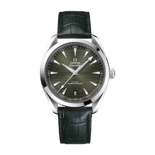Omega Seamaster Aqua Terra 150M Green Steel Leather 41mm