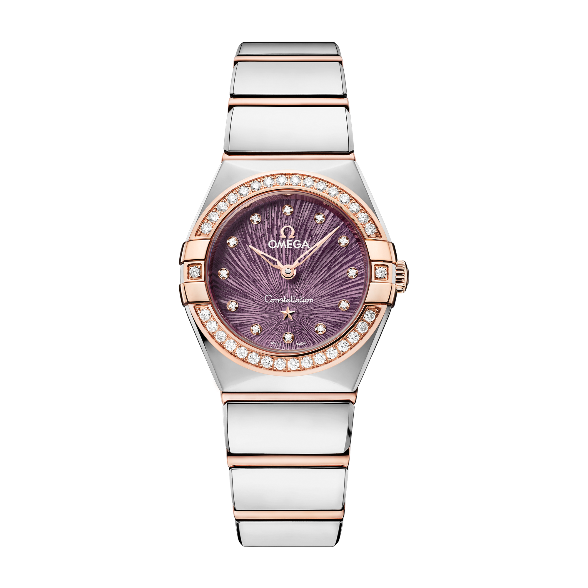 Omega Constellation Purple Two-Tone 25mm