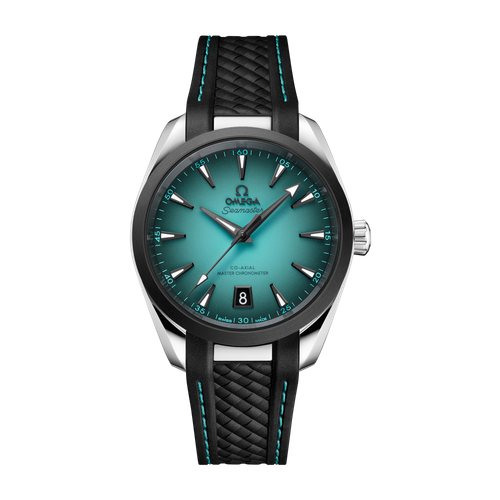 Omega Seamaster Aqua Terra 150M Turquoise Steel Rubber 38mm