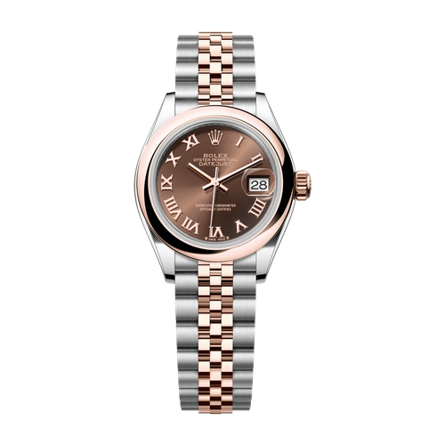 Rolex Lady-Datejust Chocolate Two-Tone 28mm
