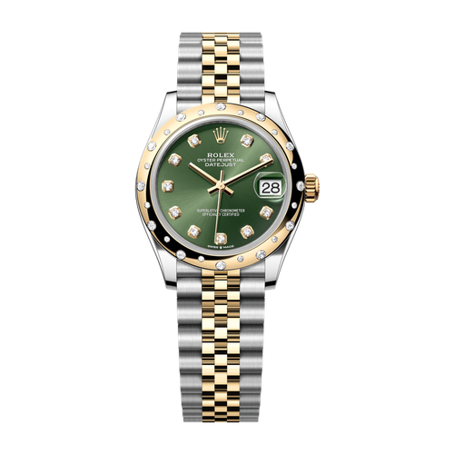 Rolex Datejust 31 Green Two-Tone 31mm