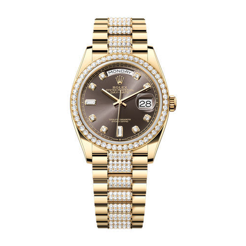 Rolex Day-Date 36 Dark Grey Yellow Gold 36mm