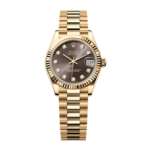 Rolex Datejust 31 Dark Grey Yellow Gold 31mm