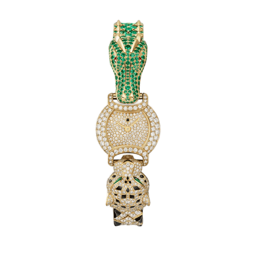 Cartier Indomptables Diamond Pave Yellow Gold 22.2mm