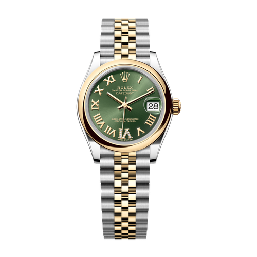 Rolex Datejust 31 Green Two-Tone 31mm