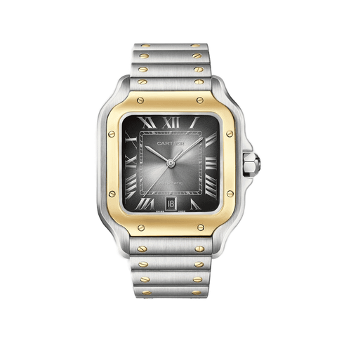 Cartier Santos de Cartier Large Dark Grey Two-Tone 39.8mm