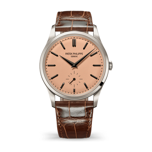 Patek Philippe Calatrava Rose Gold Platinum Alligator Leather 38mm