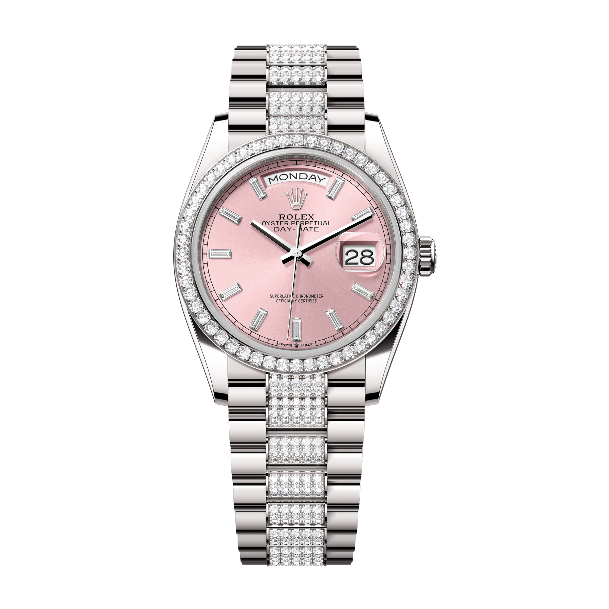 Rolex Day-Date 36 Pink White Gold 36mm