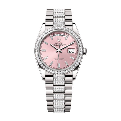 Rolex Day-Date 36 Pink White Gold 36mm
