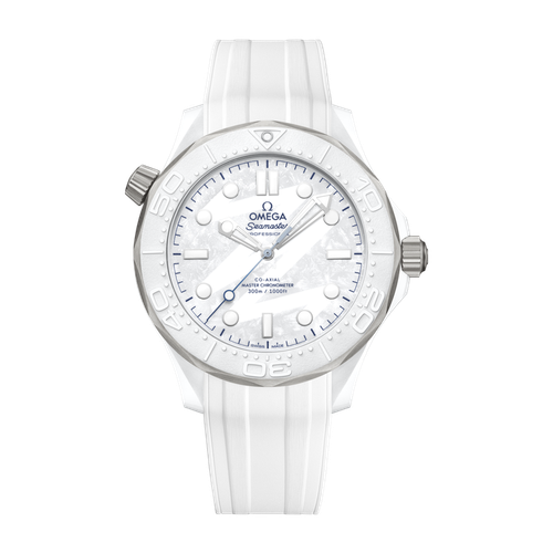 Omega "Milano Cortina 2026" Seamaster Diver 300M White Ceramic Rubber 43.5mm