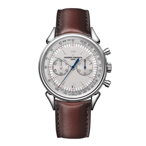 Vacheron Constantin Historiques Cornes de Vache 1955 Grey Steel Leather 38.5mm