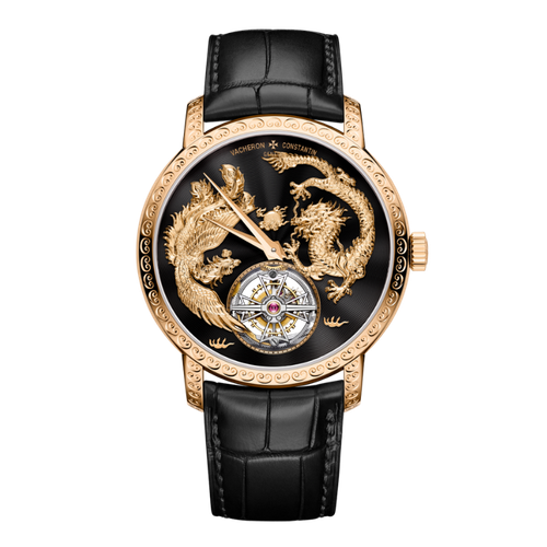 Vacheron Constantin Traditionnelle Tourbillon Gold Alligator Leather 41mm