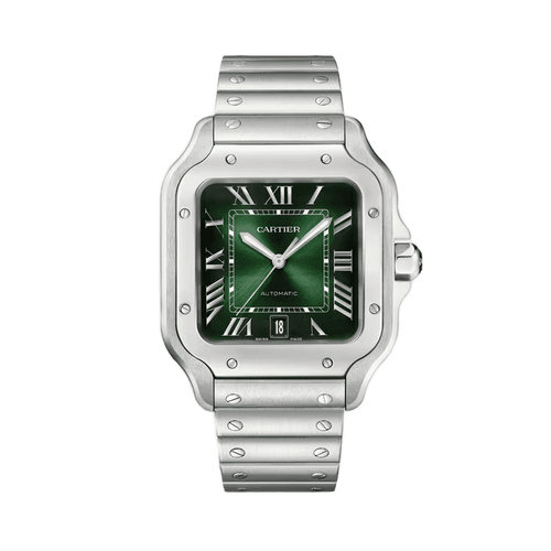 Cartier Santos de Cartier Large Green Steel 39.8mm