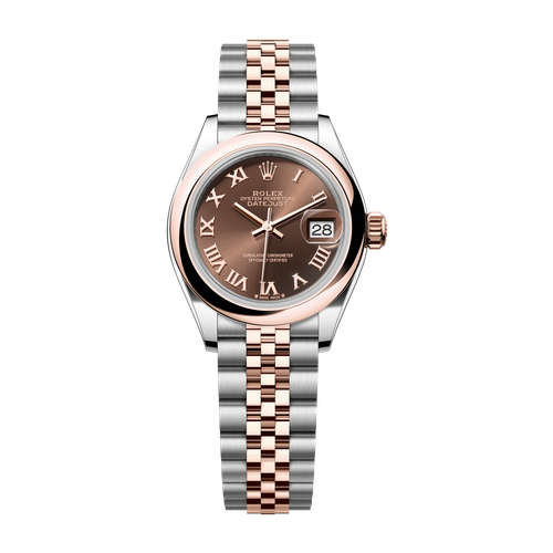 Rolex Lady-Datejust Chocolate Two-Tone 28mm