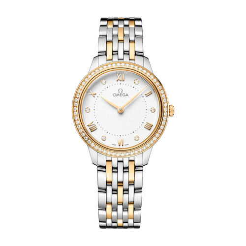 Omega De Ville Prestige Silver Two-Tone 30mm