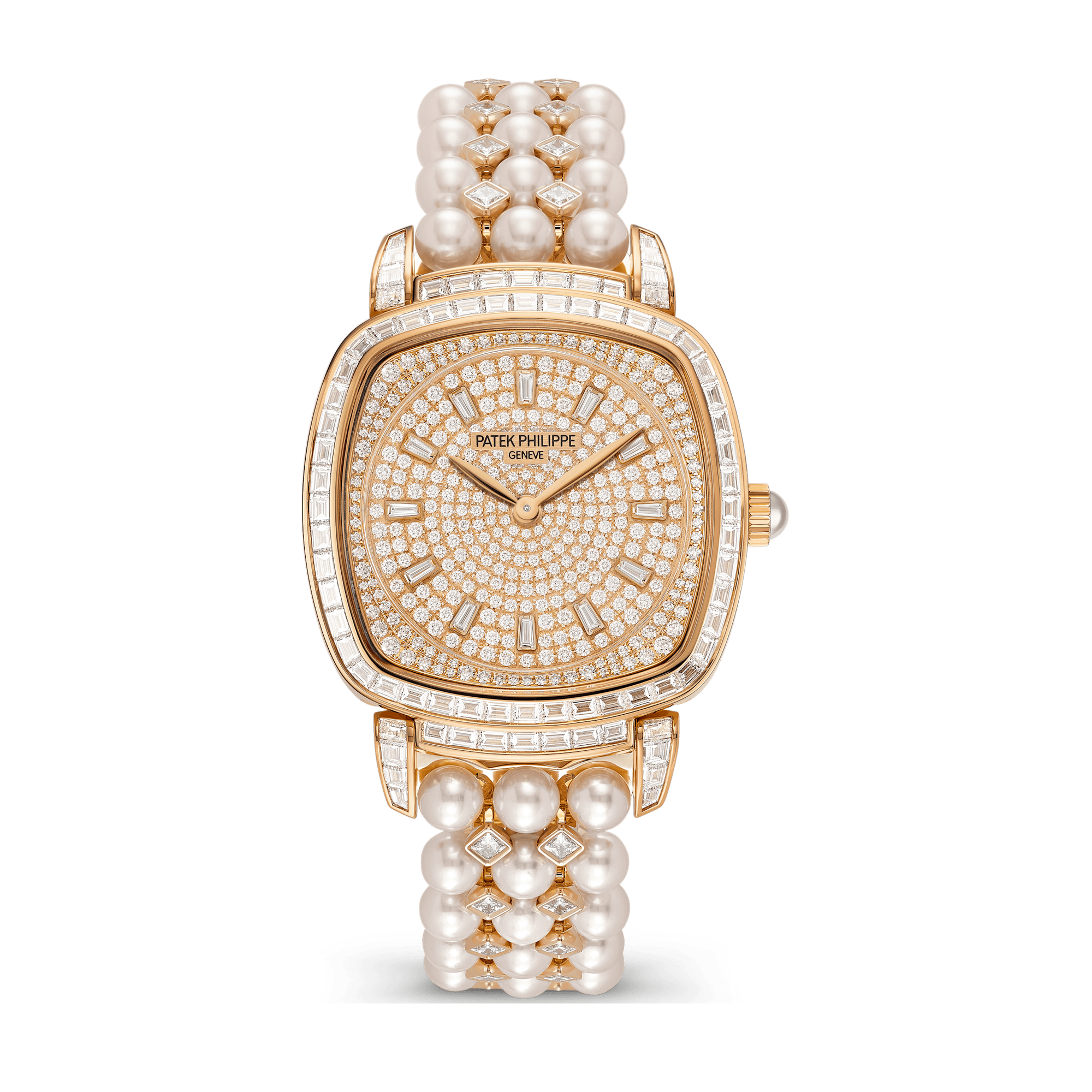 Patek Philippe Gondolo Diamond Pave Rose Gold 31 x 34.8mm