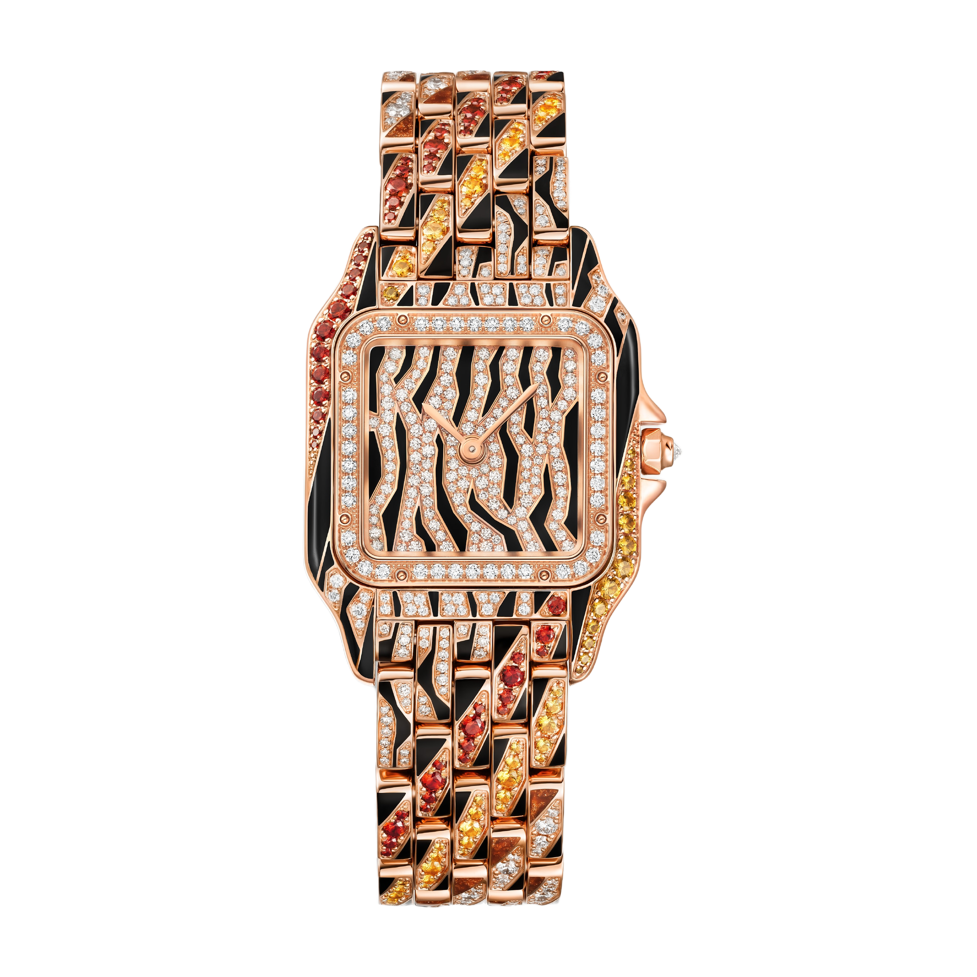 Cartier Panthère de Cartier Medium Diamond Pave Rose Gold 26.7mm