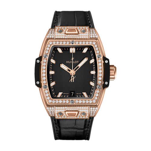 Hublot Spirit of Big Bang Black King Gold Alligator Leather 39mm