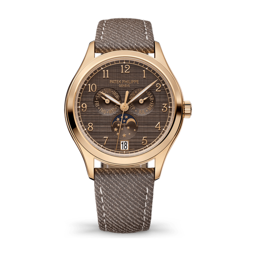 Patek Philippe Complications Brown Rose Gold Leather 38mm