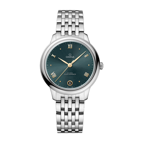 Omega De Ville Prestige Green Steel 34mm