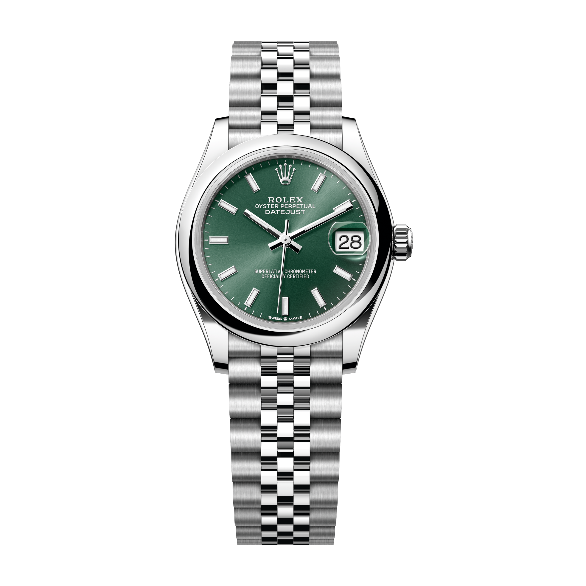Rolex Datejust 31 Green Steel 31mm