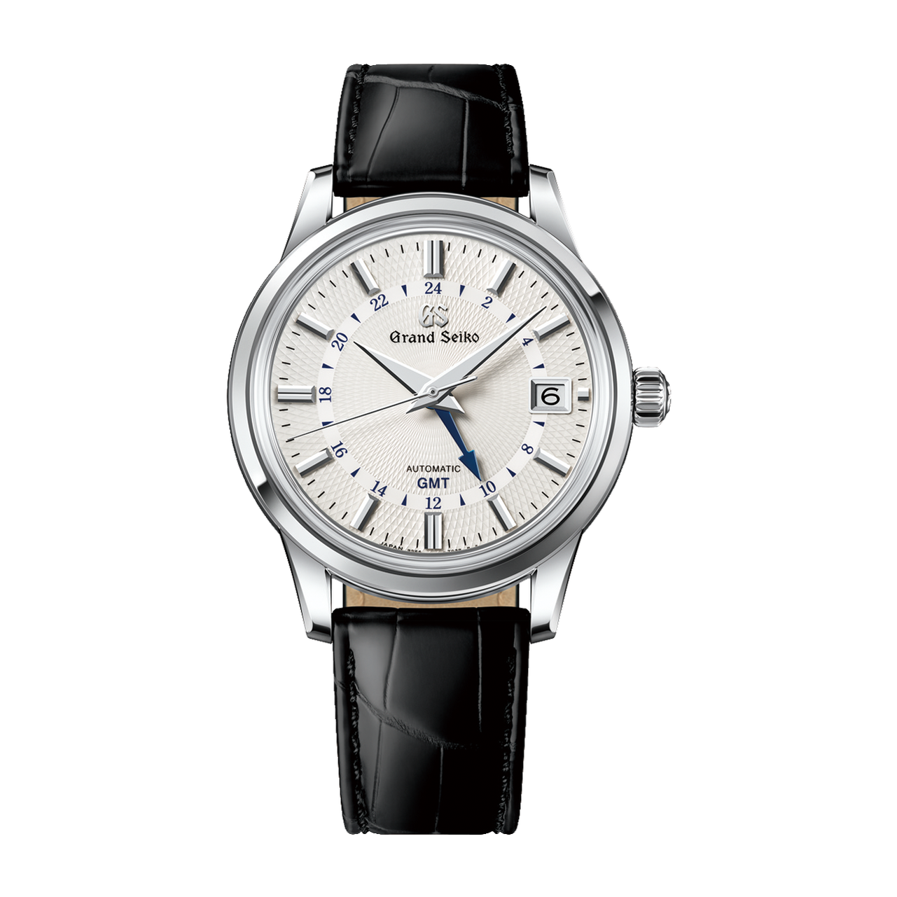 Grand Seiko "Snowdrop" Elegance Contemporary Classics White Steel Alligator Leather 39.5mm
