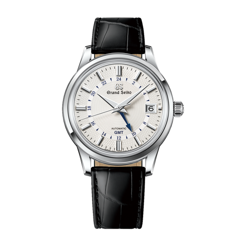 Grand Seiko "Snowdrop" Elegance Contemporary Classics White Steel Alligator Leather 39.5mm