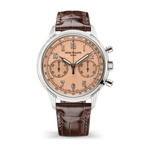 Patek Philippe Complications Rose Gold White Gold Alligator Leather 41mm