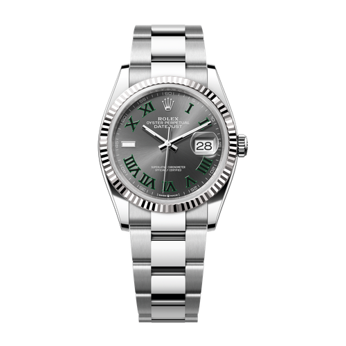 Rolex Datejust 36 Dark Grey Steel & White Gold 36mm