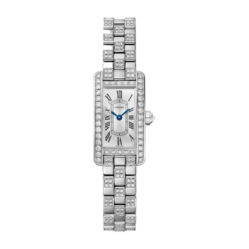 Cartier Tank Américaine Silver White Gold 15.2mm