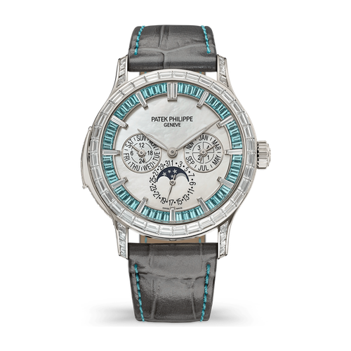 Patek Philippe Grand Complications White Platinum Leather 42mm