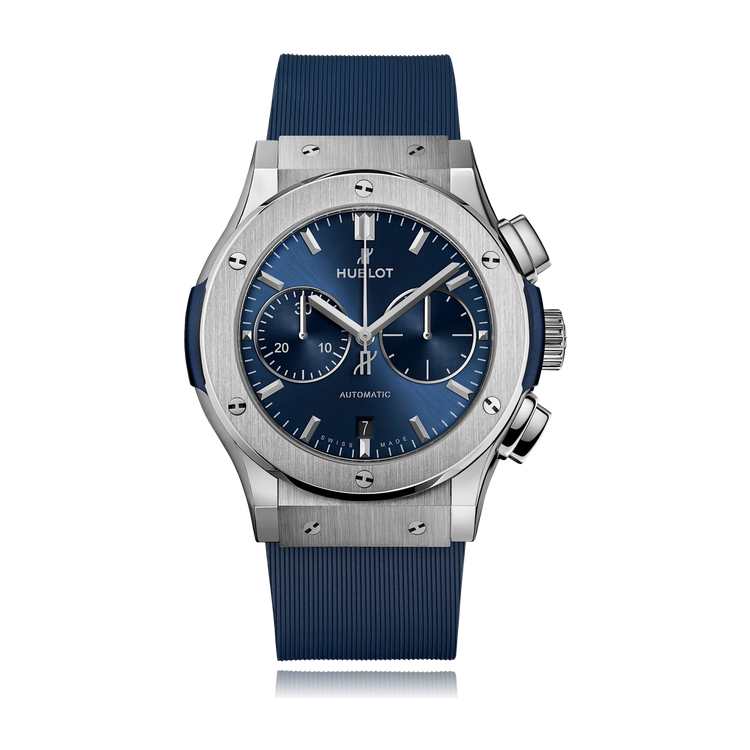 Hublot Classic Fusion Blue Titanium Rubber 45mm