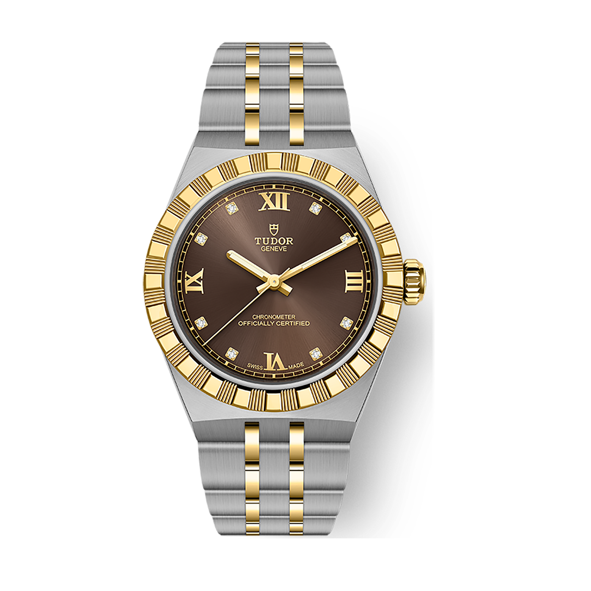 Tudor Royal 30 Brown Two-Tone 30mm