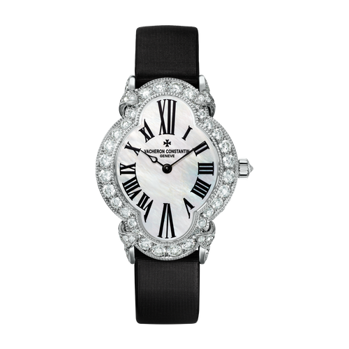 Vacheron Constantin Heures Créatives Heure Romantique Mother of Pearl White Gold Fabric 36.2mm