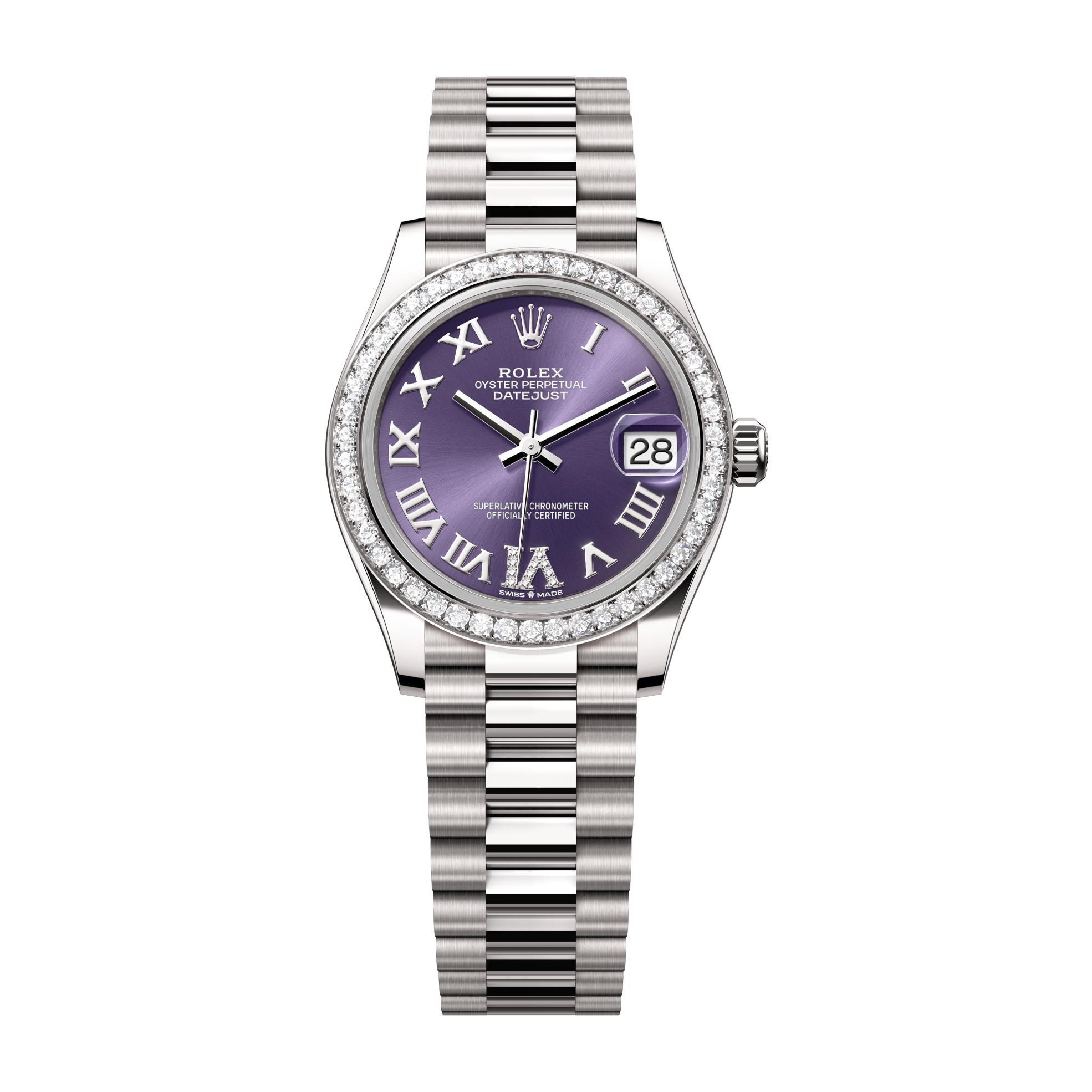 Rolex Datejust 31 Purple White Gold 31mm
