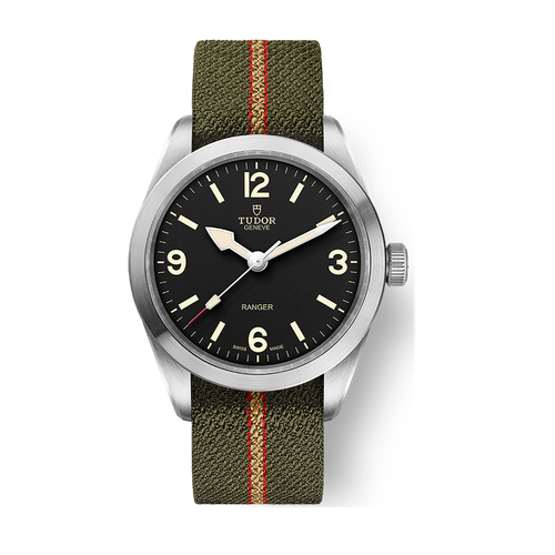 Tudor Ranger Black Steel Fabric 39mm