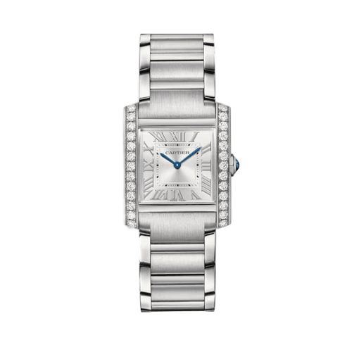 Cartier Tank Française Silver Steel 27mm