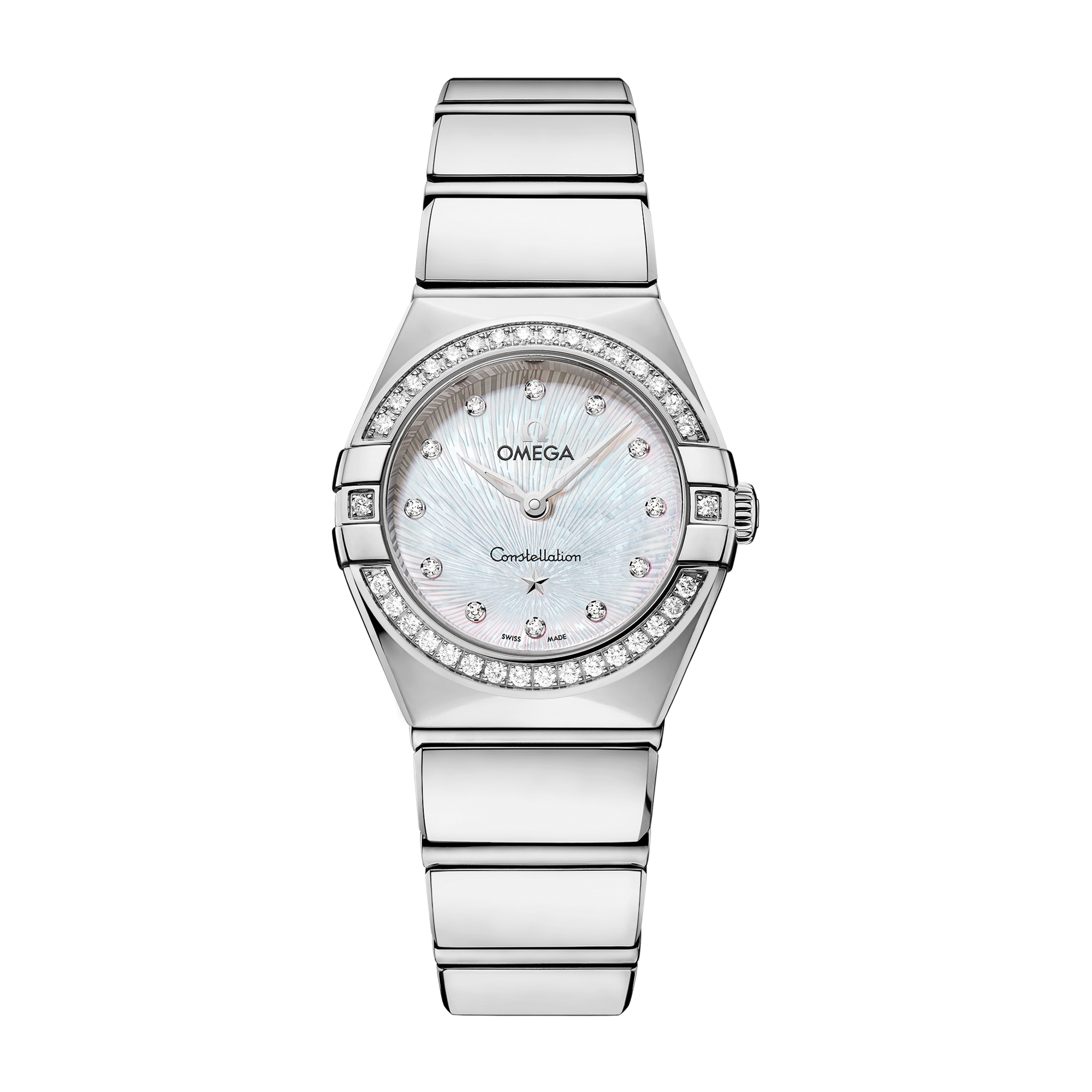 Omega Constellation White Steel 25mm