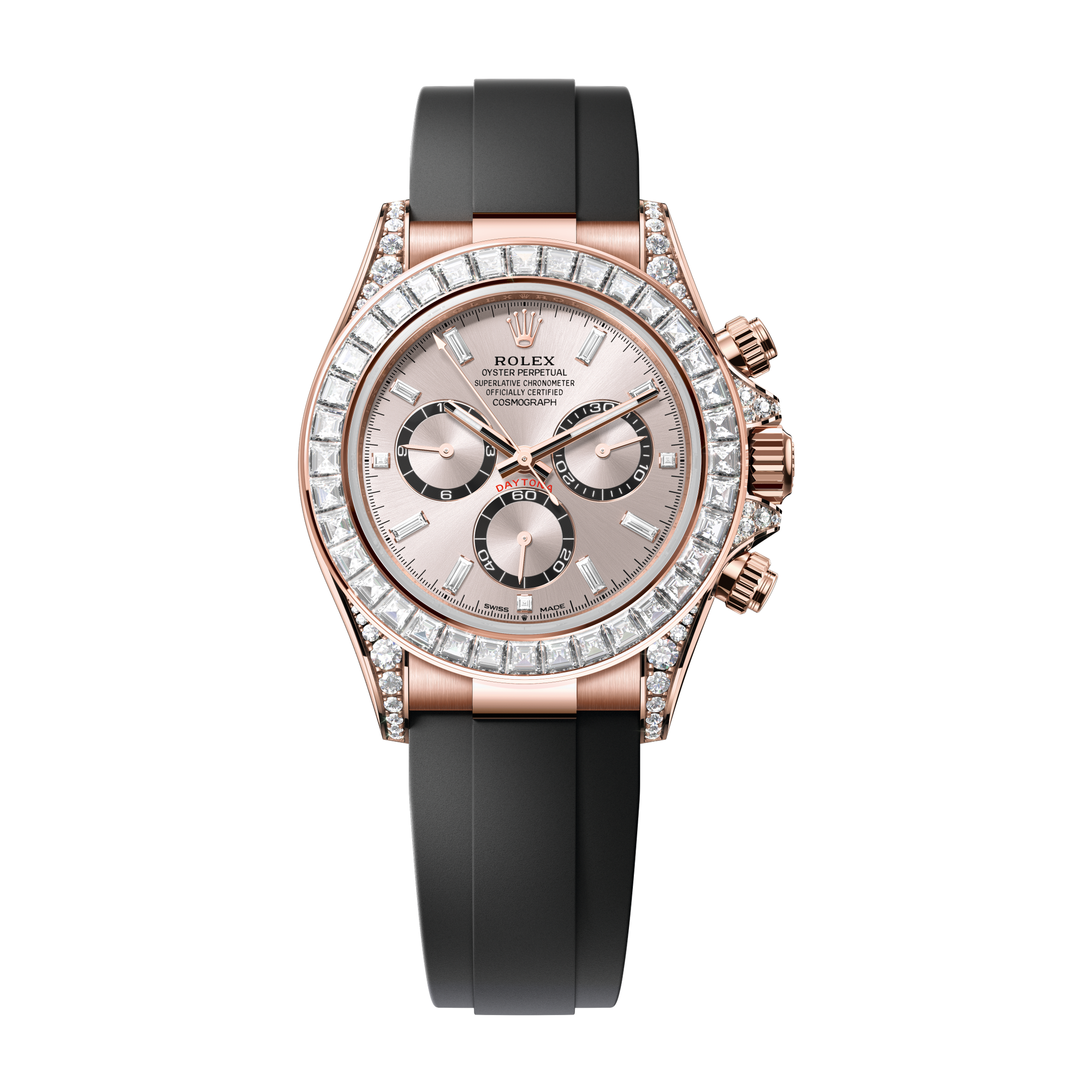 Rolex Cosmograph Daytona Pink Rose Gold Rubber 40mm