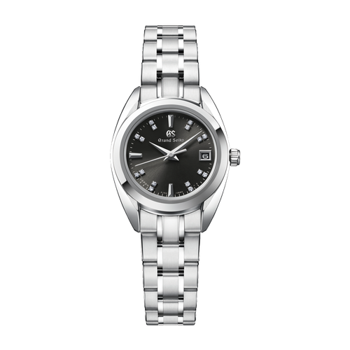 Grand Seiko Heritage Refined Essentials Dark Grey Steel Alligator Leather 26mm