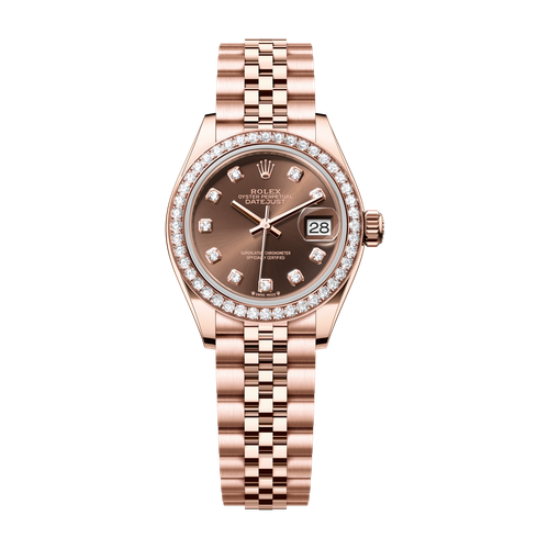 Rolex Lady-Datejust Chocolate Rose Gold 28mm