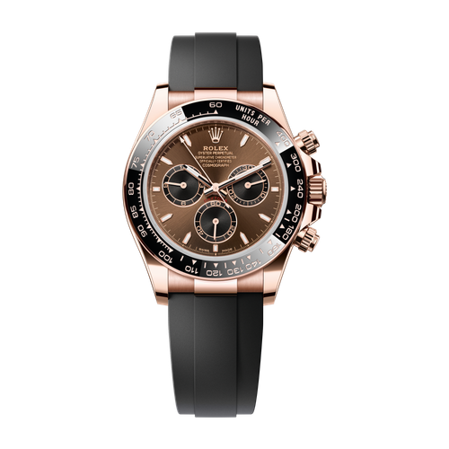 Rolex Cosmograph Daytona Chocolate Rose Gold Rubber 40mm