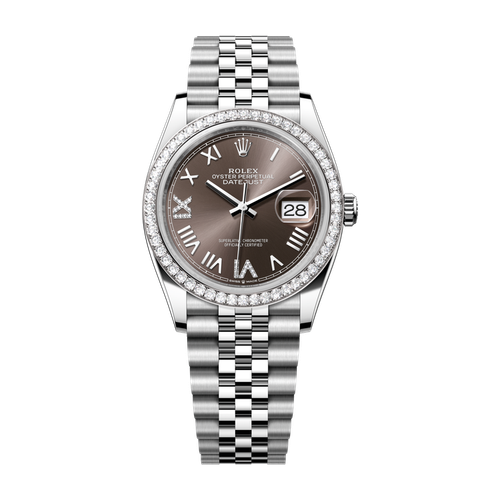 Rolex Datejust 36 Dark Grey Steel & White Gold 36mm