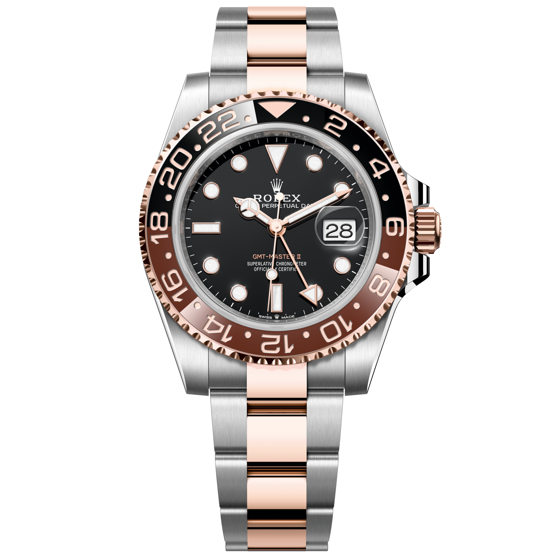 Rolex "Root Beer" GMT-Master II Black Two-Tone 40mm