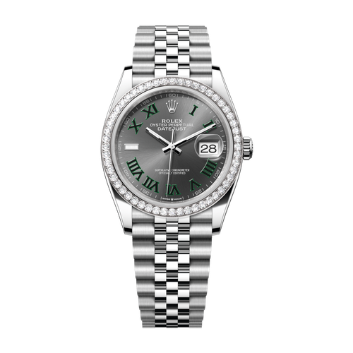 Rolex Datejust 36 Dark Grey Steel & White Gold 36mm