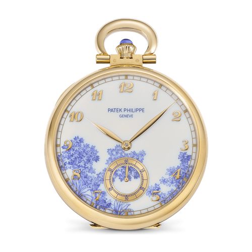 Patek Philippe "Toile de Jouy" Rare Handcrafts White Yellow Gold 45mm